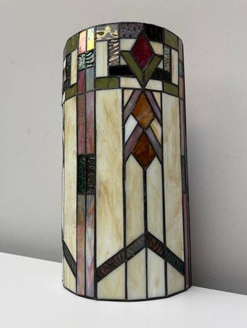 Lumi Lamp - Tiffany (Style) - Wandlamp - Glas-in-lood - Art, Huis en Inrichting, Nieuw