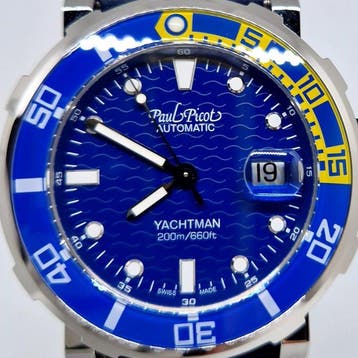 Paul Picot - Yachtman III Date P1151.SGN.3614CM001 - Heren -, Nieuw