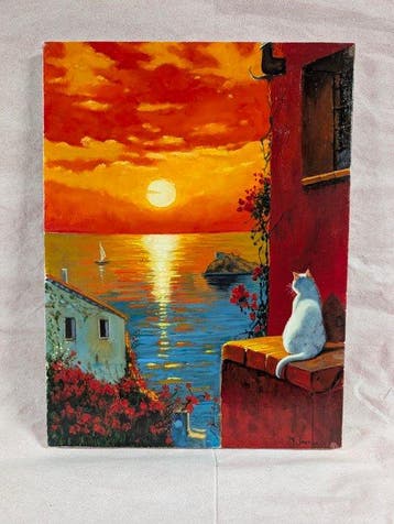 Marco Santini (XX-XXI) - Il gatto e il tramonto