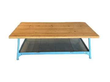 Veiling - Tafelbankje Retro Industrieel Design  120 x 60 cm., Huis en Inrichting, Nieuw