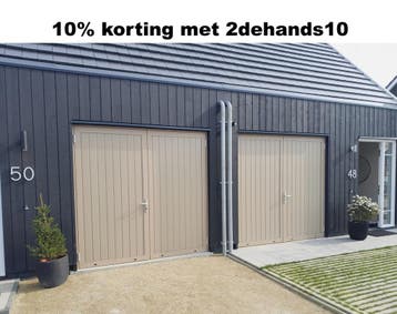Openslaande Garagepoorten vanaf € 2.335,- (excl. montage), Verzenden, Nieuw, Metaal, Garagedeur