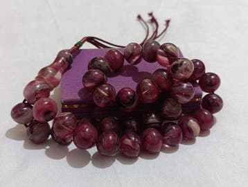 Rozenkrans - Amber - 1990-2000 - Zeldzame Gebedskralen