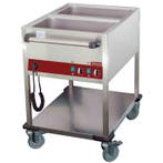 Bain-Marie Wagen | 2x 1/1GN | Afzonderlijk Instelbaar |, Verzenden