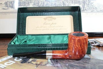 Savinelli - Linea Piu 3 - Pipe - Bruyère, Argent 925, Nieuw