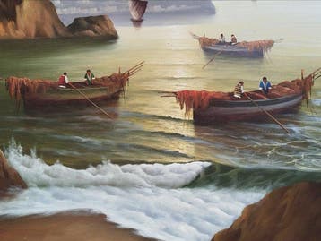 Luigi Basile (1950) - Imponente Marina Napoletana con