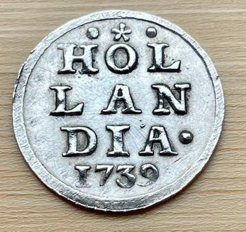 Nederland, Holland Pijl- of Bezemstuiver 1739 (Zonder