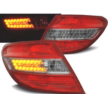 FEUX ARRIÈRE POUR MERCEDES W204 BERLINE 07-10 LED ROUGE FUMÉ, Verzenden, Nieuw