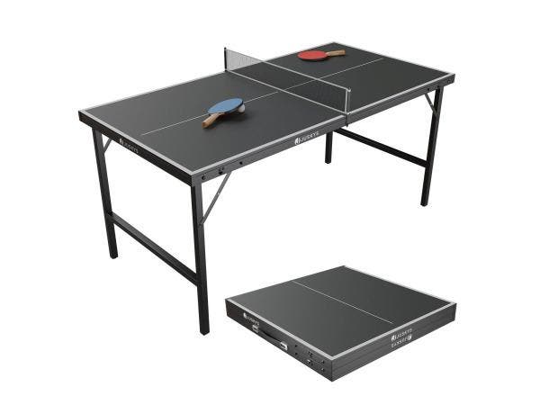 Veiling - Mini Tafeltennistafel Flexi - Zwart / Zilver, Sport en Fitness, Tafeltennis
