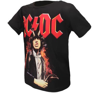 AC/DC Angus Young Highway To Hell Sublimation T-Shirt - Offi, Nieuw