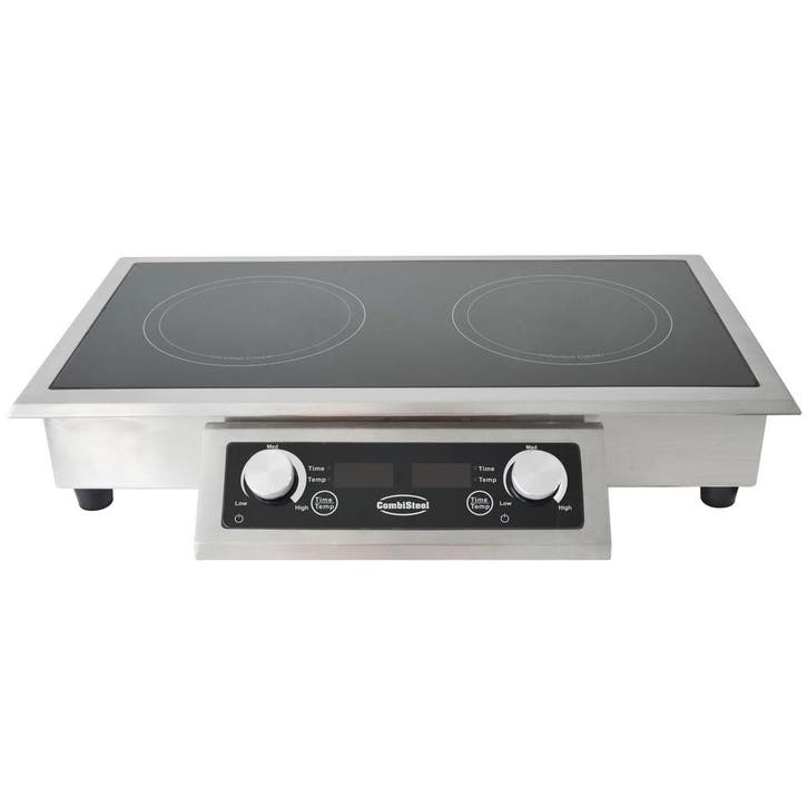 Inductie-Kookplaat | Tafel-/Inbouwmodel | 2 Zones |, Articles professionnels, Horeca | Équipement de cuisine, Envoi
