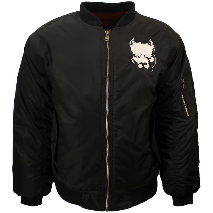 Pitbull Geborduurd Logo Bomber Style Jas, Kleding | Heren, Truien en Vesten