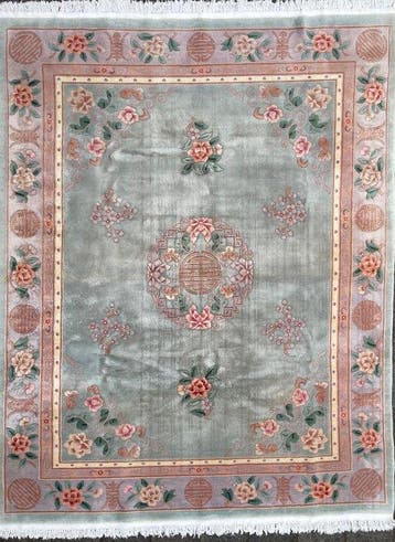 China Aubusson - Gereinigd - handgeknoopt - wol - Tapijt -, Nieuw