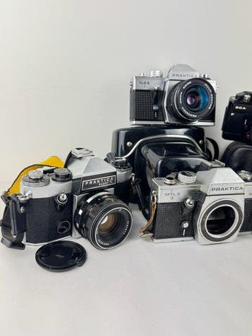 Praktica PLC3, BCA, Suoer TL, MTL 3, V Middenformaatcamera, Nieuw