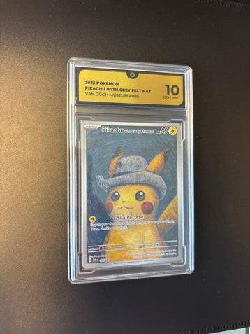 Pokémon - 1 Graded card - Pikachu #085 “Pikachu With Grey, Hobby en Vrije tijd, Nieuw