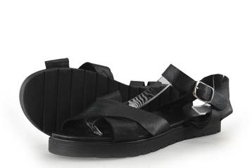 Manfield Sandalen in maat 42 Zwart, Kleding | Dames, Schoenen, Verzenden, Zwart, Sandalen of Muiltjes, Zo goed als nieuw