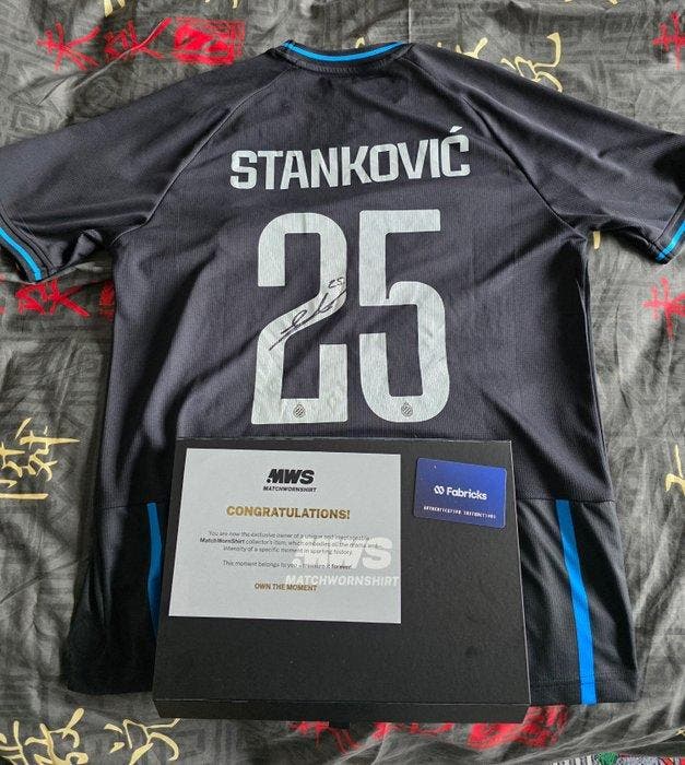 Club Brugge - Squad signed met COA - 2026 - Voetbalshirt, Verzamelen, Overige Verzamelen