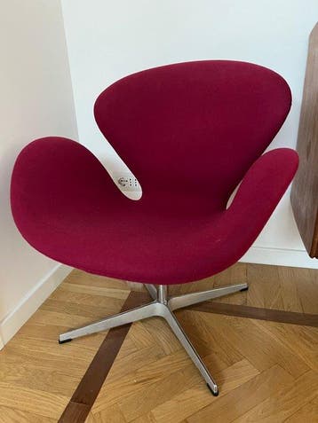 Fritz Hansen - Arne Jacobsen - Fauteuil - Swan Stoel - Wol,
