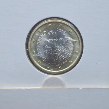 Monaco, San Marino. 1 Euro / 2 Euro 2007/2023 (12 coins)