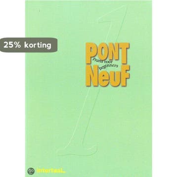 Pont neuf 1 9789054511090, Verzenden, Gelezen