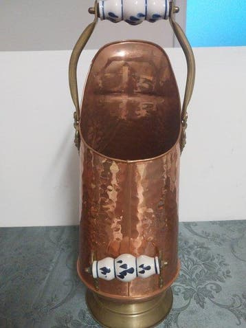 Koper, Keramiek Vuurstarter - 50 cm, Antiek en Kunst