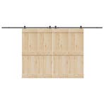 vidaXL Doos met onderdelen voor schuifdeur 427 cm staal, Verzenden, Nieuw