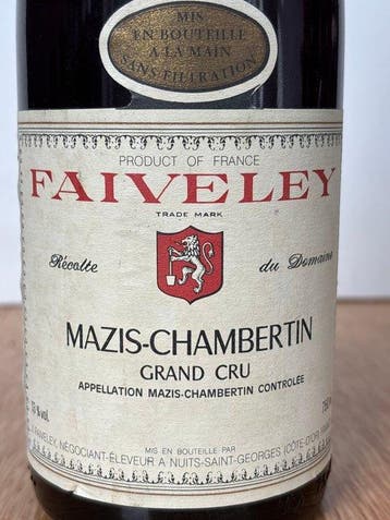 1992 Faiveley - Mazis-Chambertin Grand Cru - 1 Bouteille, Nieuw