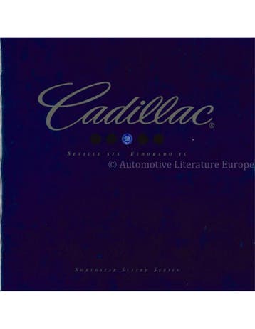 1997 CADILLAC PROGRAMMA BROCHURE FRANS, Ophalen of Verzenden
