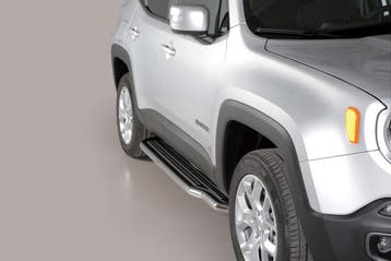 Side Bars | geschikt voor Jeep | Renegade 14- 5d suv. | RVS, Verzenden