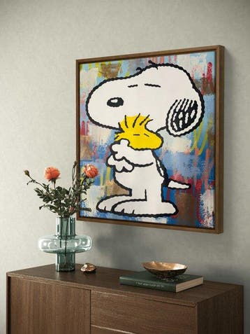 isem (1985) - Snoopy X Woodstock X Friends ( size 76x74cm