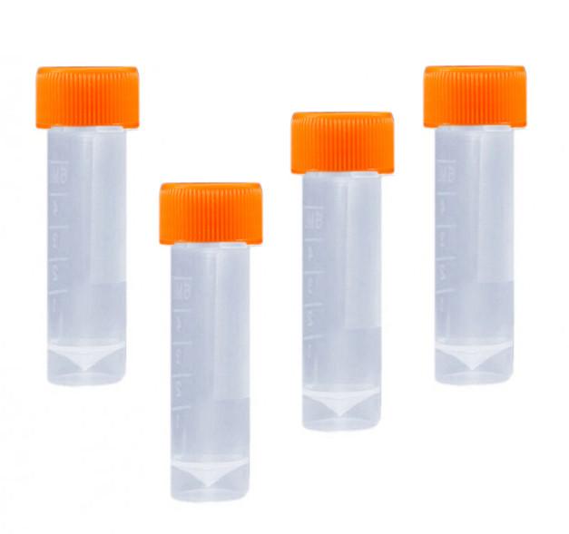 Set van 100 reageerbuisjes (5 ml, polypropyleen, met schroe, Doe-het-zelf en Bouw, Gereedschap | Overige machines, Nieuw, Verzenden