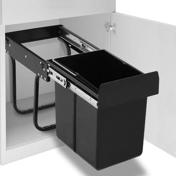 vidaXL Inbouwprullenbak uittrekbaar soft-close 20 L, Verzenden, Nieuw
