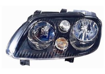 VW Caddy 2004-2010 Zwart Koplamp Links (Volkswagen), Verzenden, Nieuw, Volkswagen