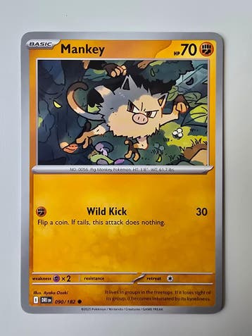 MANKEY (DESTINED RIVALS 090/182) (TRADING CARD), Gebruikt