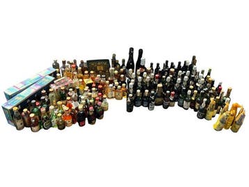 Karaf - Glas - Grote collectie miniaturen, Antiek en Kunst