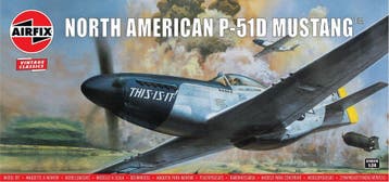 Airfix A14001V North American P-51D Mustang Bouwpakket, Verzenden
