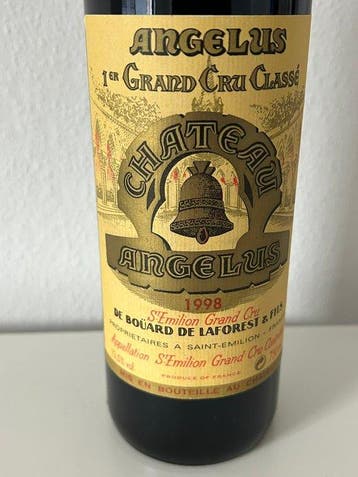 1998 Chateau Angelus - Saint-Émilion 1er Grand Cru Classé B, Verzamelen, Nieuw
