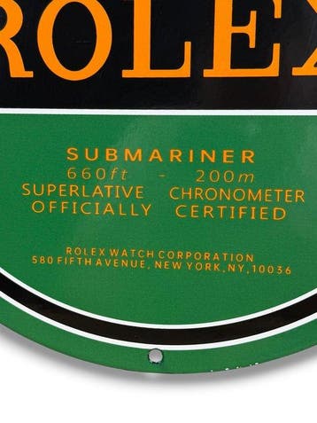 Rolex - Submariner - Emaille plaat - Emaille