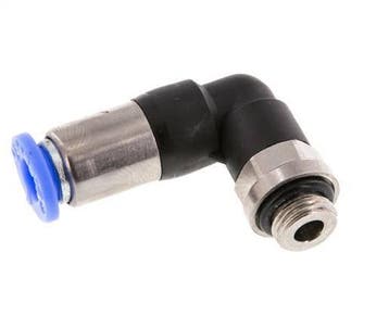 Raccord à Enfoncer 6mm & G1/8 Mâle Coude Autobloquant en, Verzenden