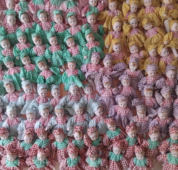 Collection thématique - Poupées en porcelaine, Antiek en Kunst, Antiek | Speelgoed