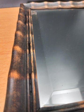 Wandspiegel - Hout, Glas - GeslepenSpiegel sierlijst