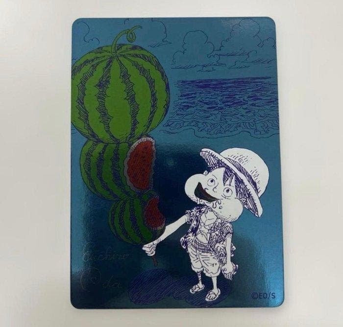 Shueisha - 1 Card - One Piece - Monkey D. Luffy Eiichiro Oda, Hobby en Vrije tijd, Verzamelkaartspellen | Overige