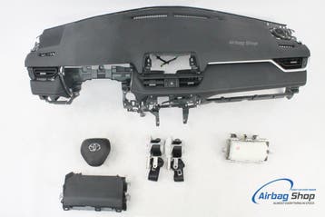 Airbag set - Dashboard met wit stiksel Toyota Rav4 (2019-..., Gebruikt, Toyota