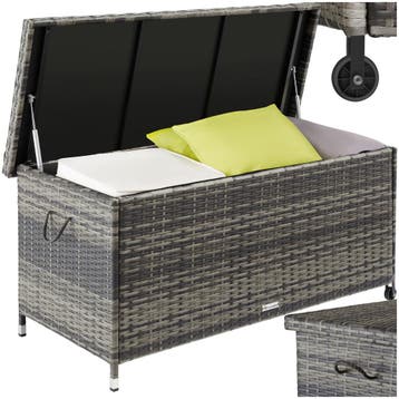 Wicker opbergbox Kiruna met kunststof gaas, Verzenden