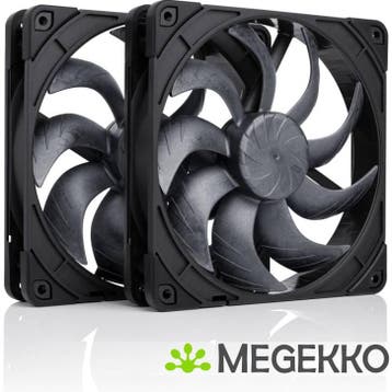 Noctua NF-A14x25 G2 PWM Sx2-PP chromax.black, Verzenden, Nieuw