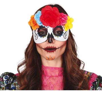 Halloween La Catrina Masker, Verzenden