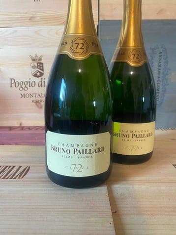 Bruno Paillard, Cuvée 72e - Champagne Brut - 2 Flessen (0.75, Verzamelen, Nieuw