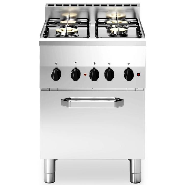 Fornuis + Heteluchtoven | FUN 600 | Gas/Elektrisch | 4, Zakelijke goederen, Horeca | Keukenapparatuur, Nieuw in verpakking, Verzenden