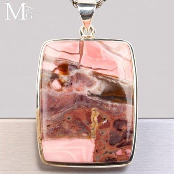 Australische Mookaite Sterlingzilver-hanger Gecertificeerd