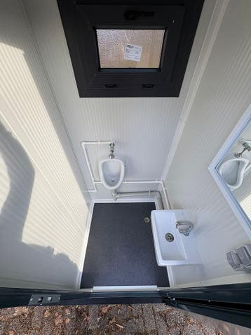 Dubbele Sanitaire Unit | Toilet + Urinoir, Luxe Geïsoleerd, Bricolage & Construction, Ophalen of Verzenden, Toilet