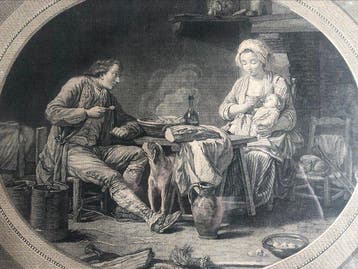 Nicolas Bernard Lépicié (1735-1784), daprès - Ménage des, Antiek en Kunst